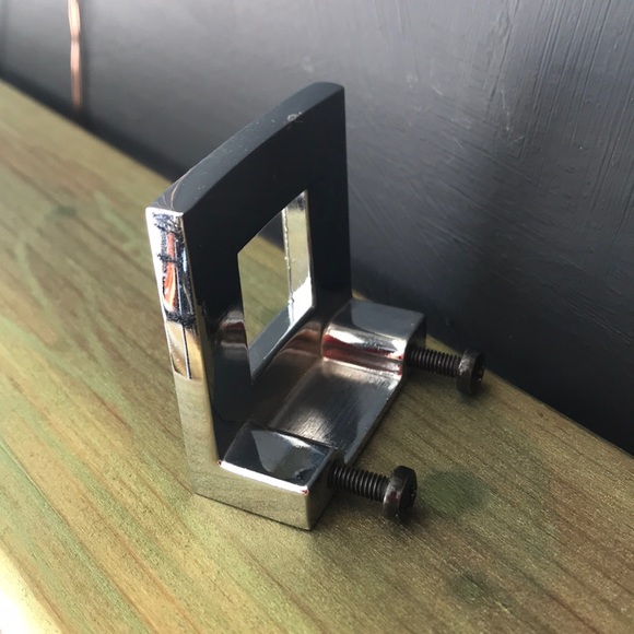 Stainless Steel & Crystal Square Drawer Pull - Picture 8 of 8